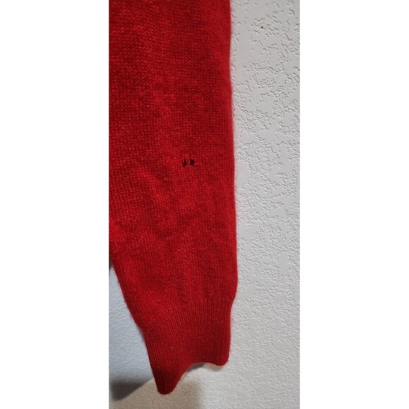 Old Navy Cashmere Sweater S Small Womens Red Crewneck - Picture 5 of 8
